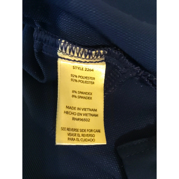 Helping Hands 360 Women's Scrub Top Size 3 X Navy Blue Medical - Picture 5 of 7